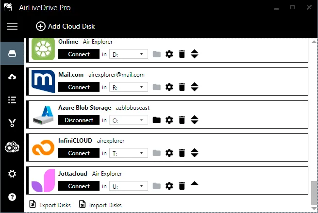 Conecta Azure Blob Storage como discos duros