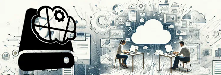 Online collaboration: upload files to the cloud