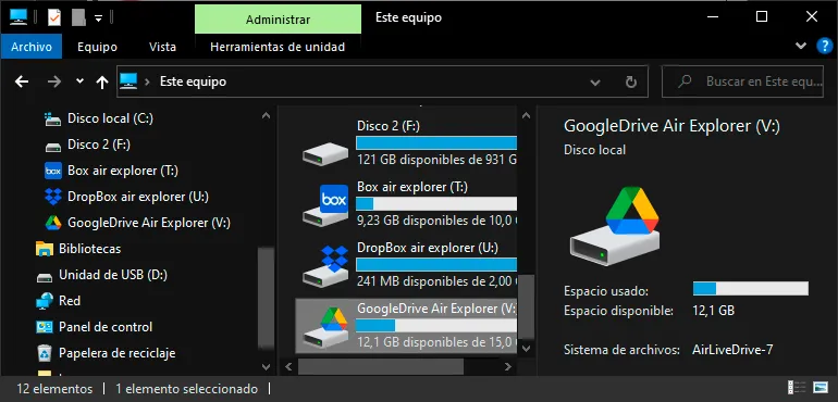 By assigning specific drive letters (G: for Google, O: for OneDrive, D: for Dropbox), your brain processes information faster