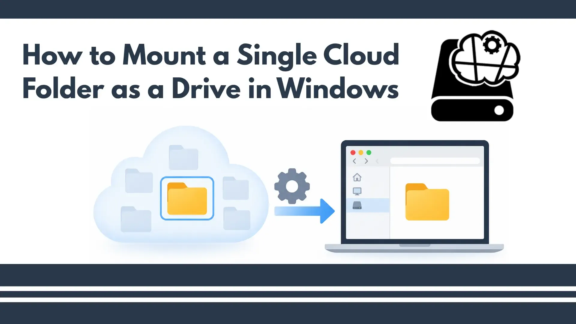 How to Mount a Single Cloud Folder as a Drive in Windows