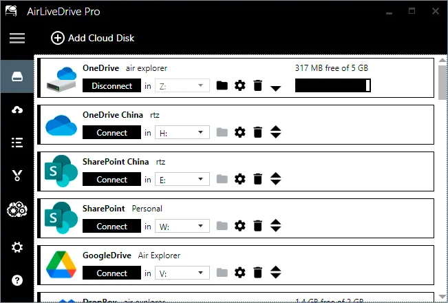 Mount OneDrive and SharePoint as Windows disks