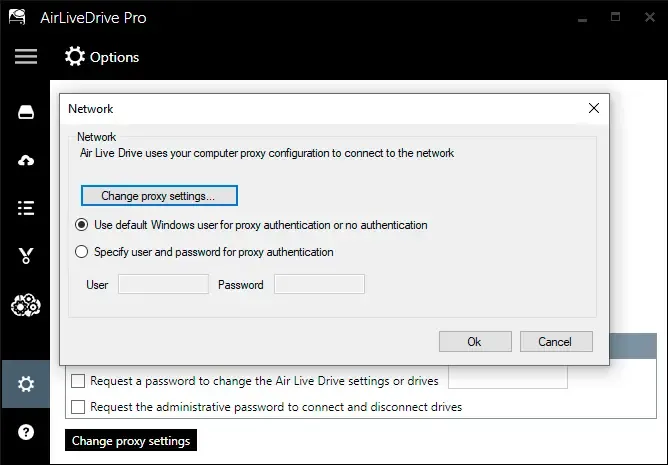 Configure a proxy