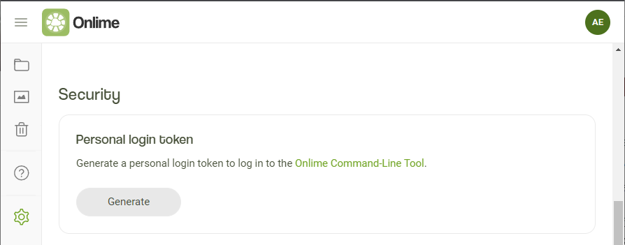 Generate the token