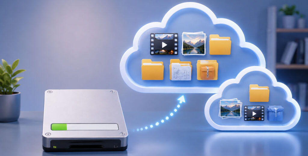 How to Save Hard Drive Space Using Cloud Storage
