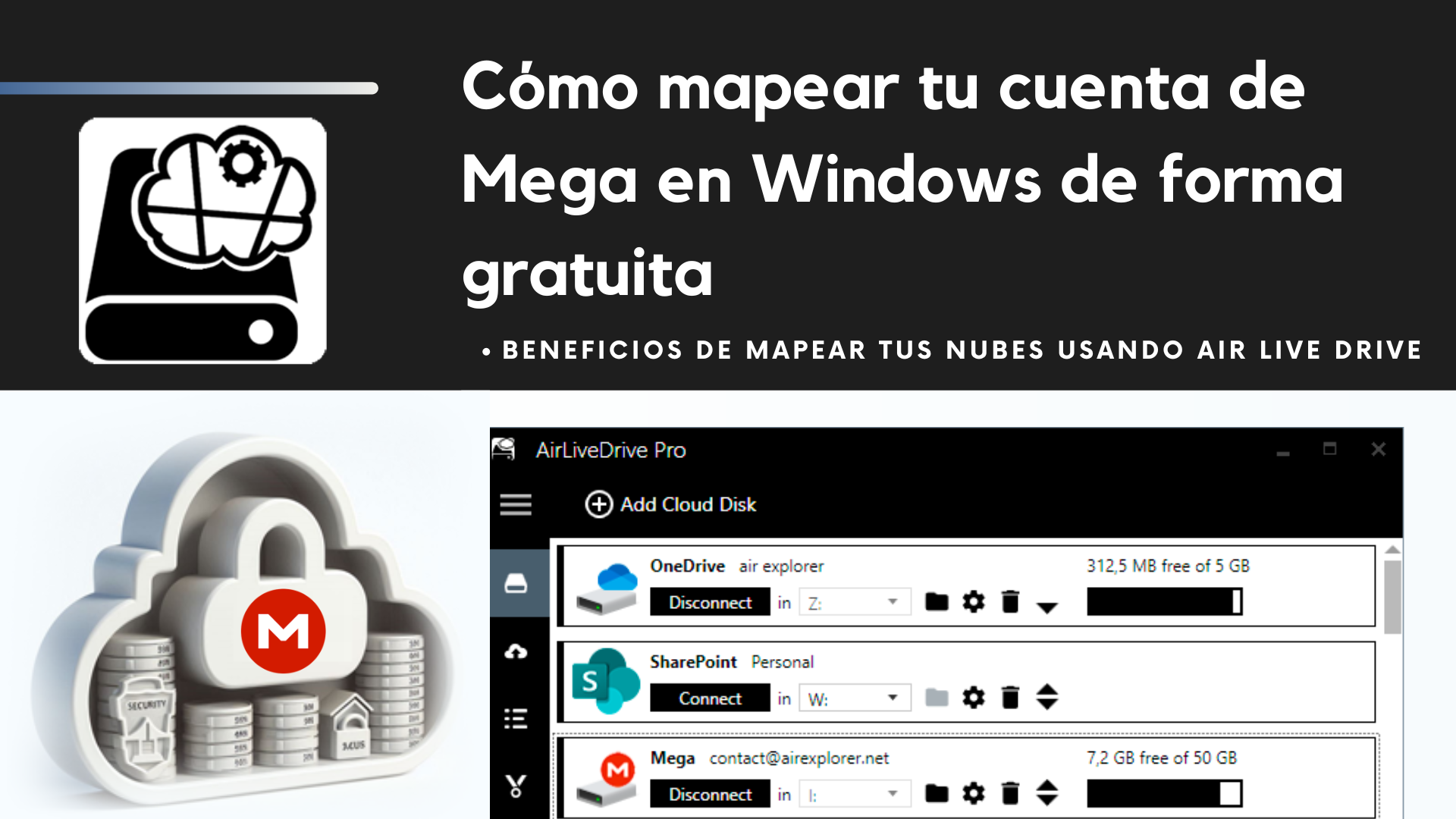 Cómo mapear tu cuenta de Mega en Windows de forma gratuita